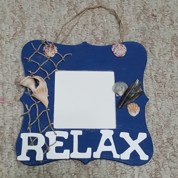 Hand Crafted Other - 5/$25🌴Handmade " Relax" Hanging Picture Frame